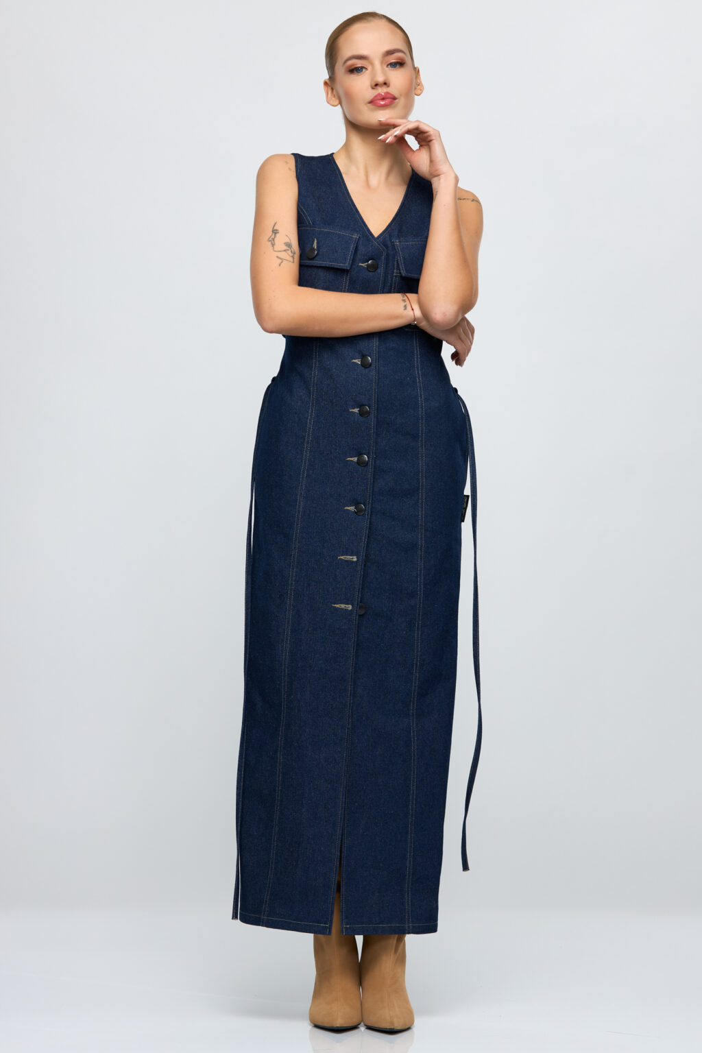 Denim dress "Clare" - Image 3
