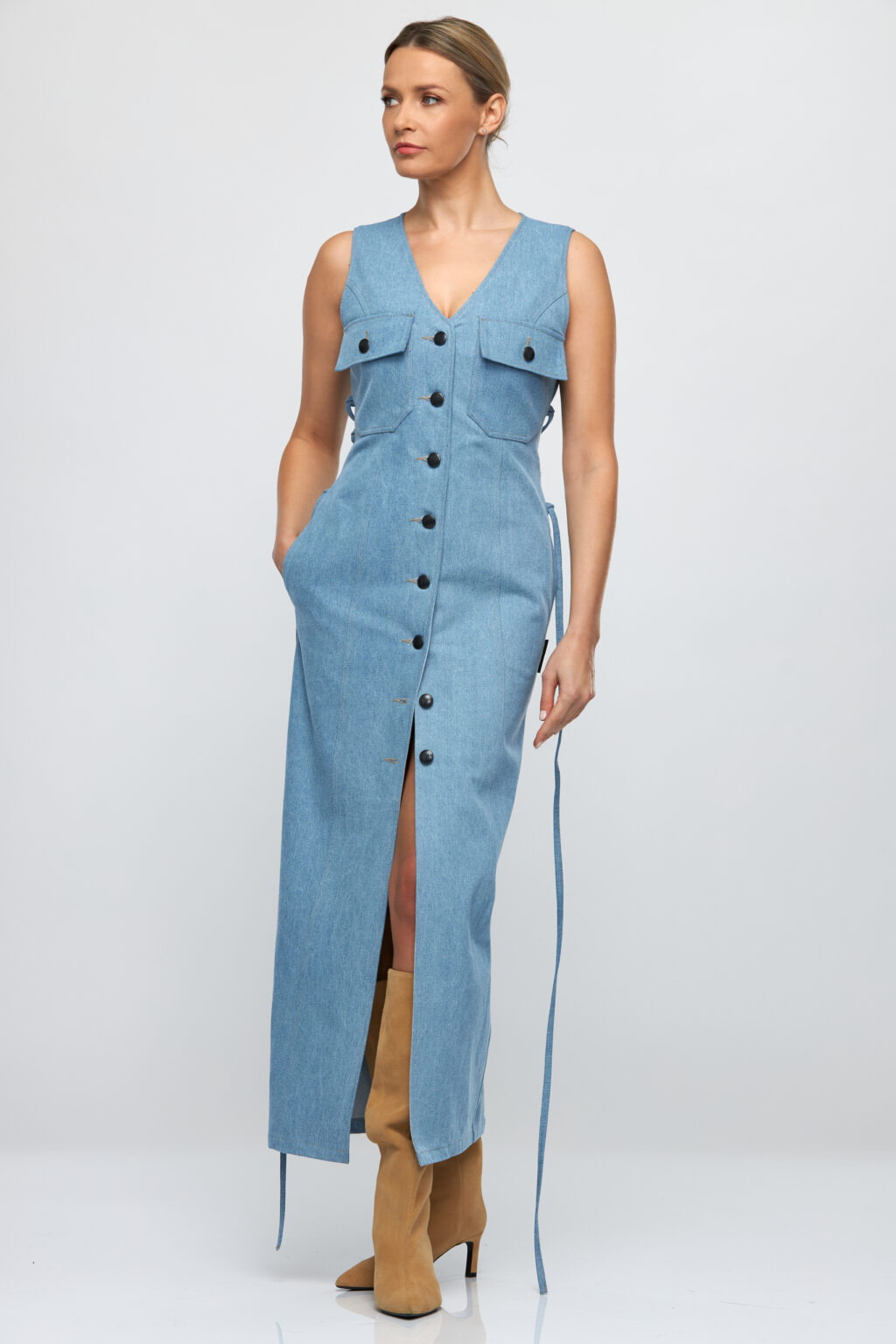 Denim dress "Clare" - Image 4