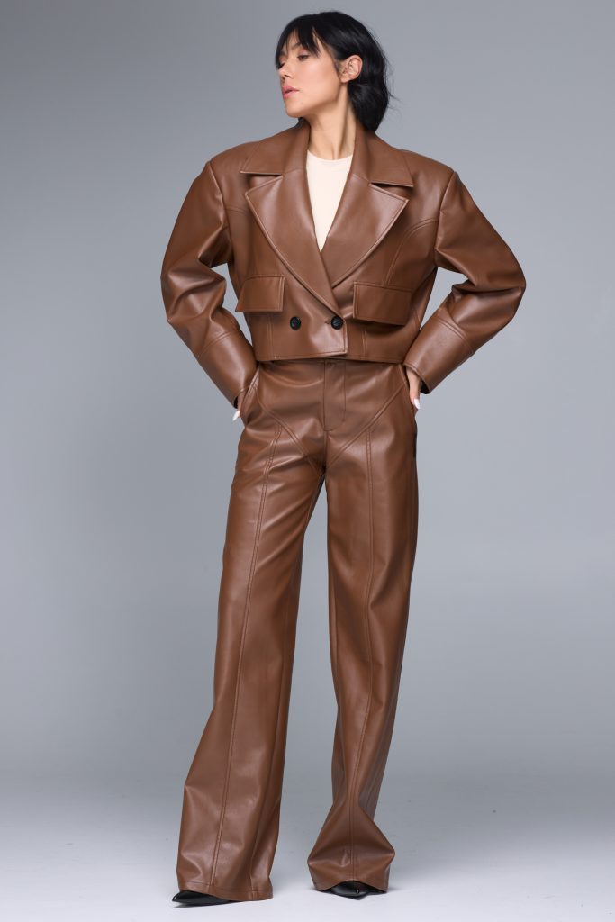 Leather trousers "Odora"