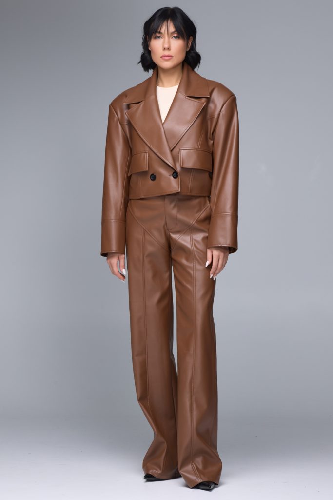 Leather trousers "Odora"